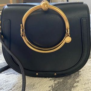 Chloe Nile Medium Bracelet Bag Black